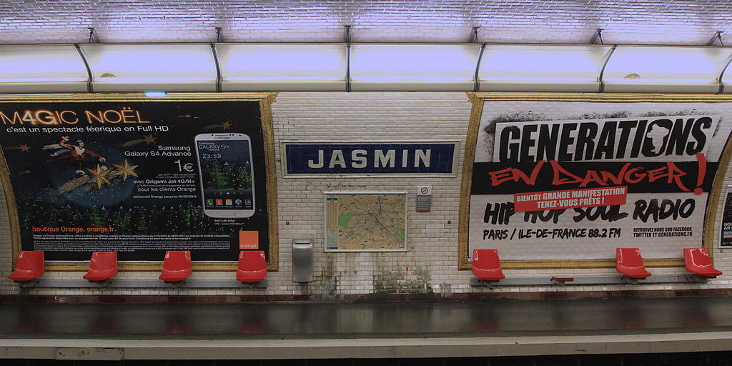 publicité metro jasmin