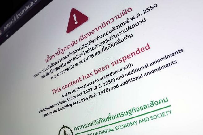 Le gouvernement thailandais bannit les sites pornographiques