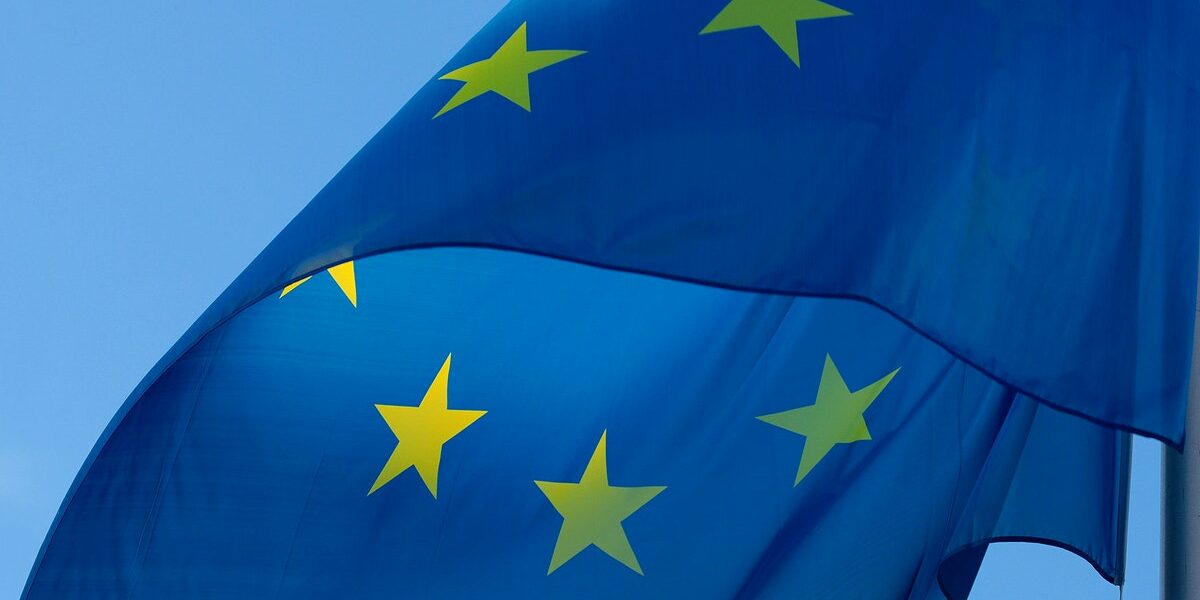 European Union flag. Free public domain CC0 photo.